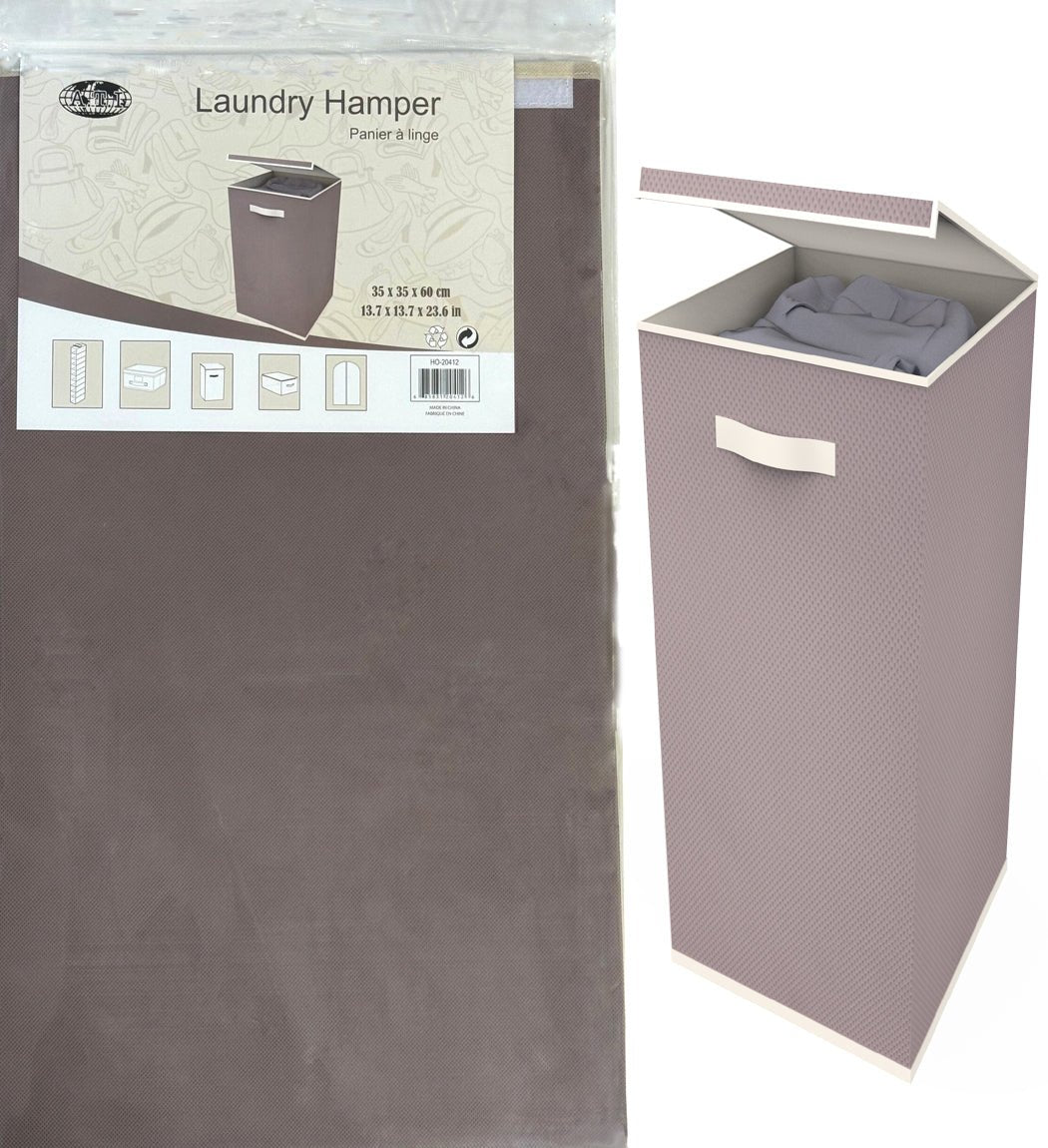Collapsible Laundry Hamper - Large 35x35x60cm Basket - Brantford Surplus
