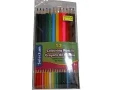 Colored Pencils 12Pk Pre - Sharpened - Brantford Surplus