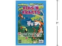 Construction paper coloured 6x9 inch 72 sheets Assorted colours - Brantford Surplus