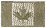 Coyote Tan Canadian Flag Patch - Tactical Morale Badge - Brantford Surplus
