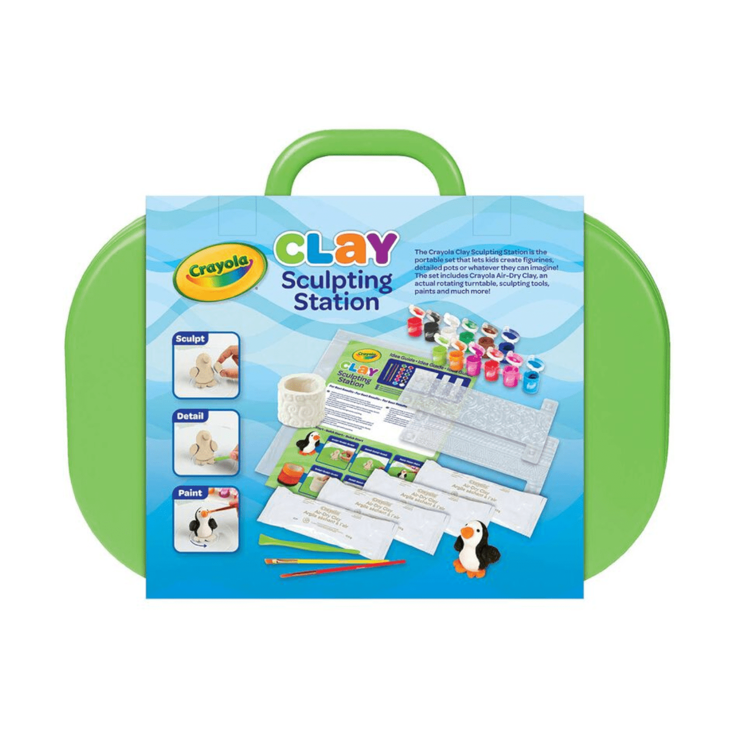 Crayola Kids Clay Sculpting Kit - Art Station Set - Brantford Surplus