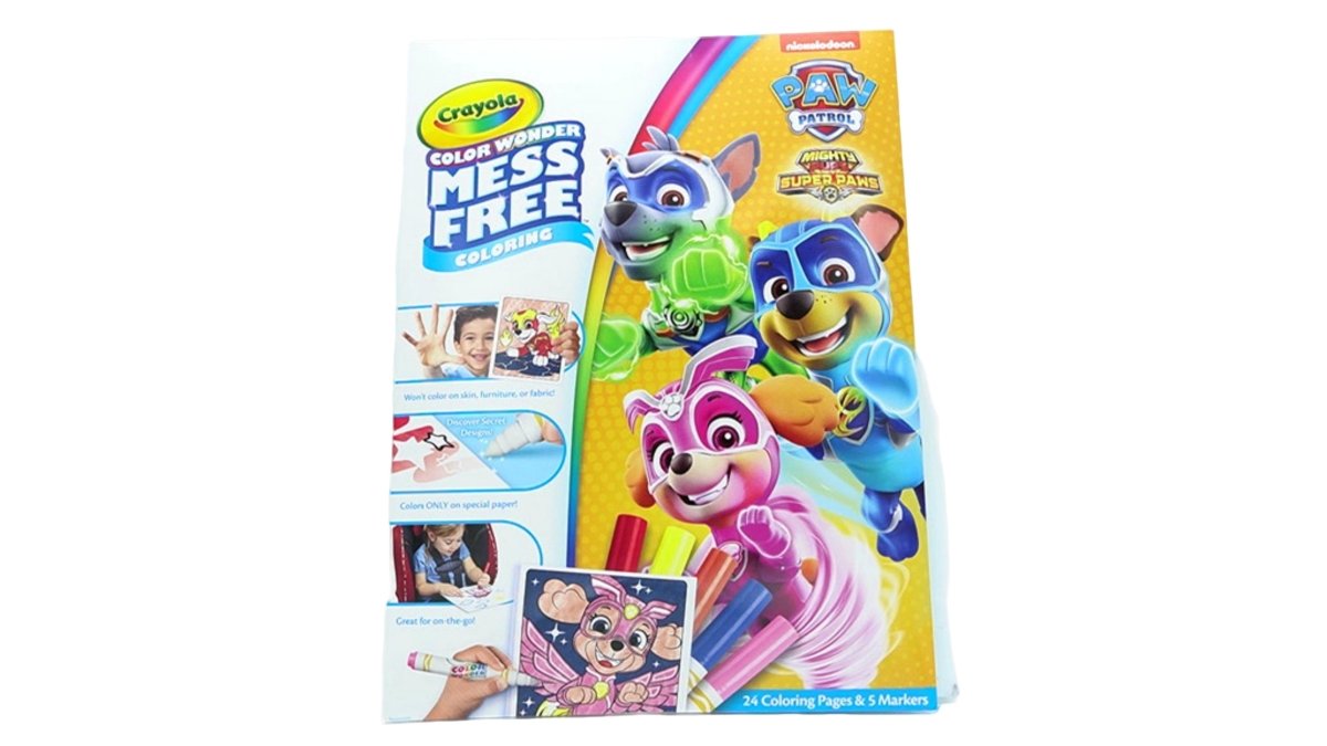 Crayola Paw Patrol Mess Free Coloring Book - 24 Pages - Brantford Surplus
