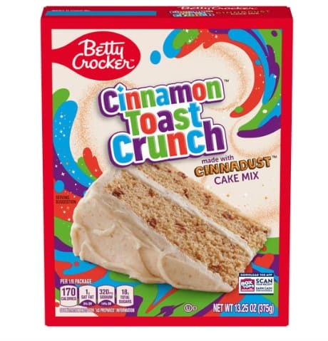 Cake Mix Cinnamon Toast Crunch 375g Betty Crocker - Brantford Surplus