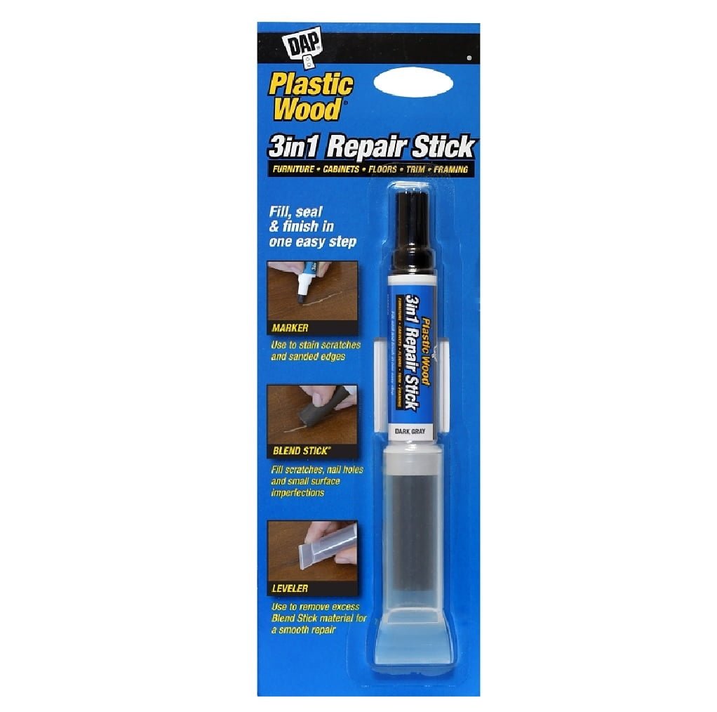 DAP 3 - in - 1 Dark Grey Wood Repair Stick - Plastic Filler - Brantford Surplus