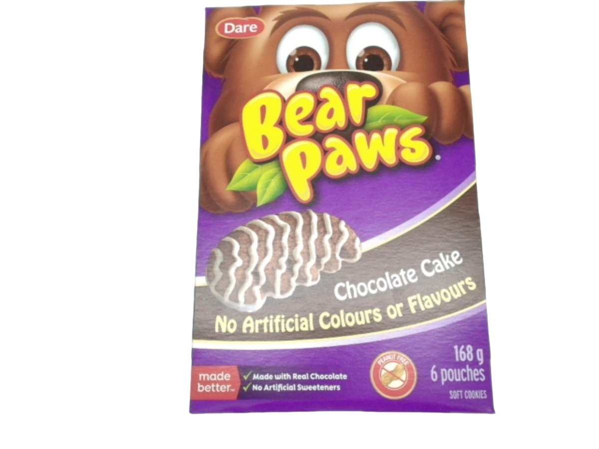 Dare Bear Paws Chocolate Cake Snack Pouches - 6 Pack - Brantford Surplus