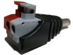 DC jack 2.1mm with push button terminal - Brantford Surplus