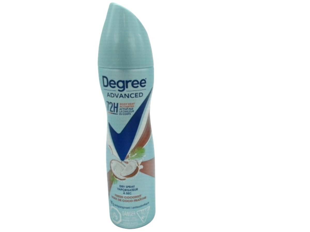 Degree Coconut Antiperspirant Dry Spray for Women 107g - Brantford Surplus