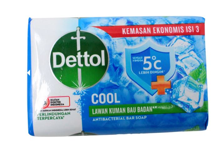 Dettol Cool Antibacterial Bar Soap 100g for Fresh Skin - Brantford Surplus