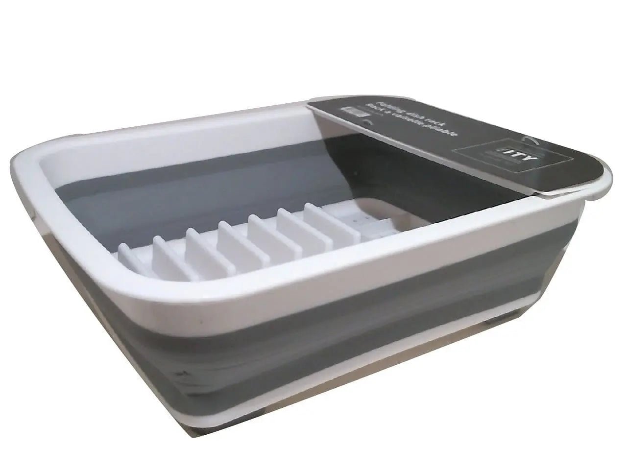 Dishrack collapsible folding14.5x11.6x4.6 inch - Brantford Surplus