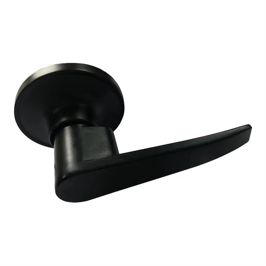 Door Lock Lever Dummy Black Straight Handle - Brantford Surplus