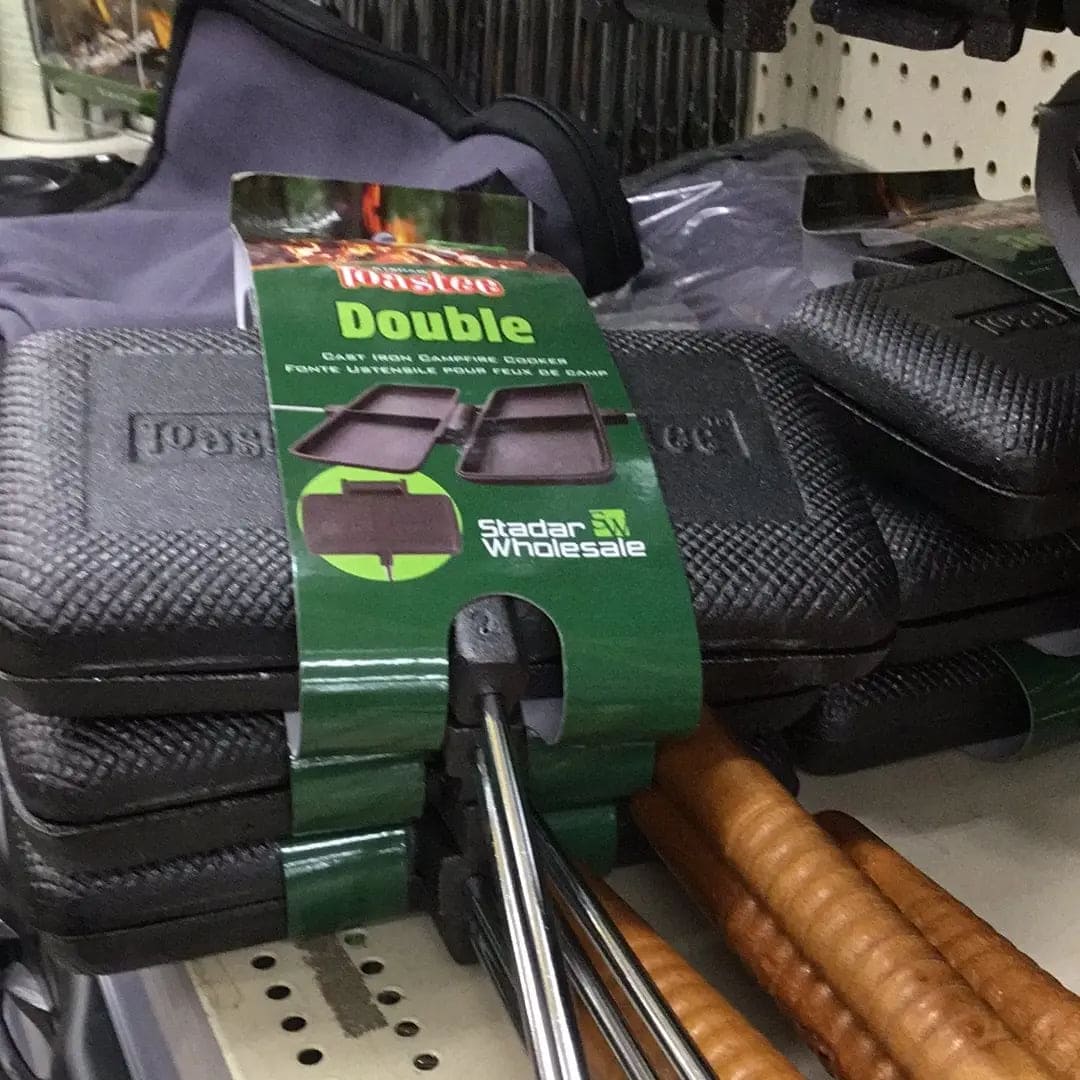 Double cast iron sandwich cooker - Brantford Surplus