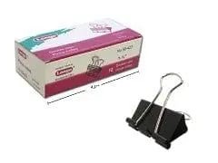 DOUBLE CLIPS 32MM 1 1/4" (1412) BOX OF 12 - Brantford Surplus