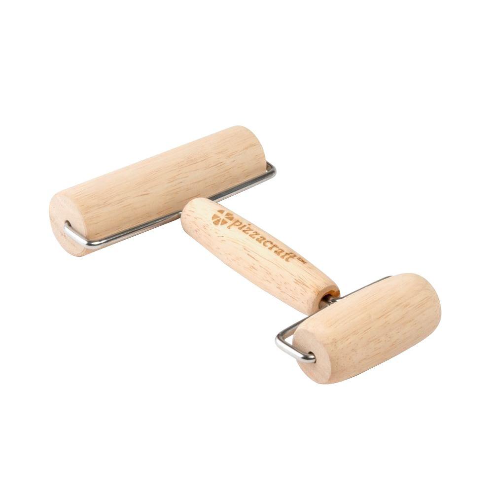 Double - Headed Wooden Pizza Dough Roller - Pizzacraft Tool - Brantford Surplus