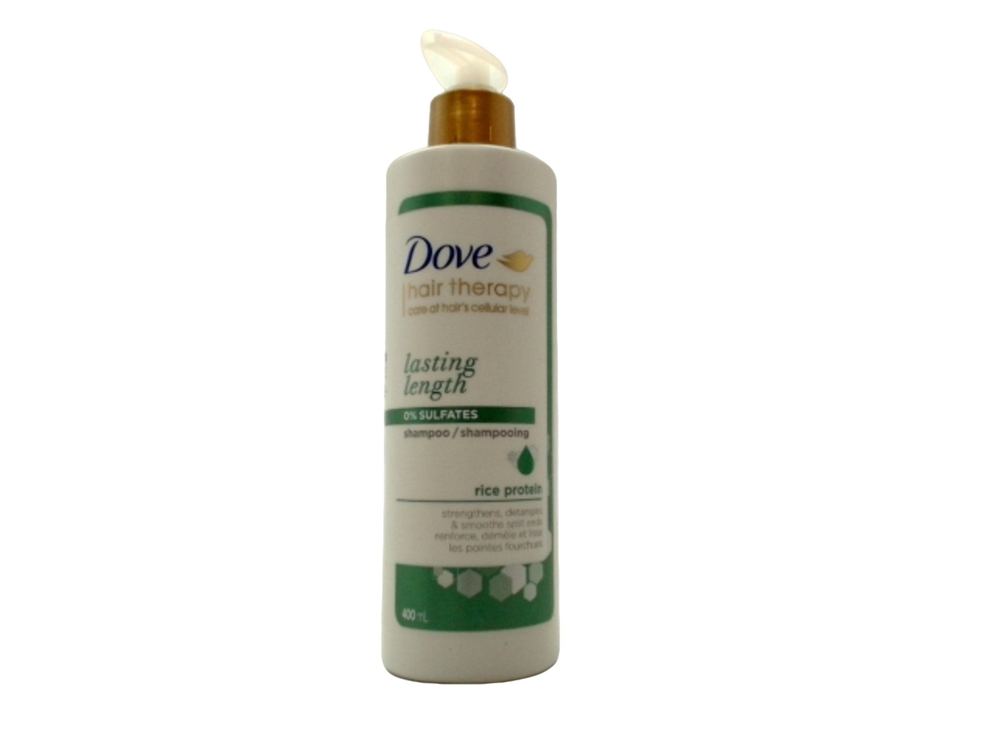 Dove Hair Therapy Shampoo - Lasting Length 400mL - Brantford Surplus