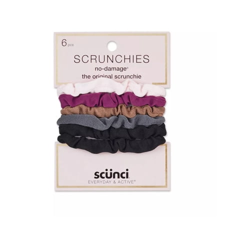 Scunci Mini Comfy Twisters Scrunchies 6 Pack — alternate view
