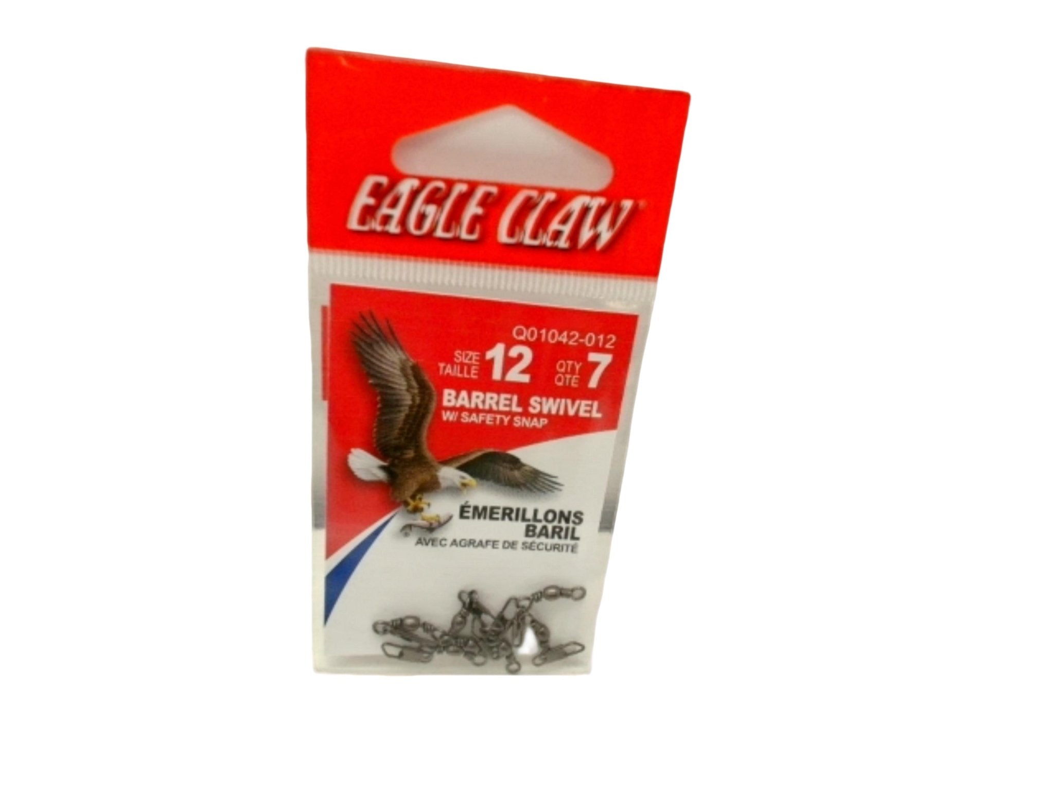 Eagle Claw Size 12 Swivel Snap 7 - Pack - Brantford Surplus
