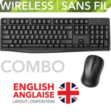 Elink Wireless Keyboard and Mouse Combo 2.4GHz - Brantford Surplus