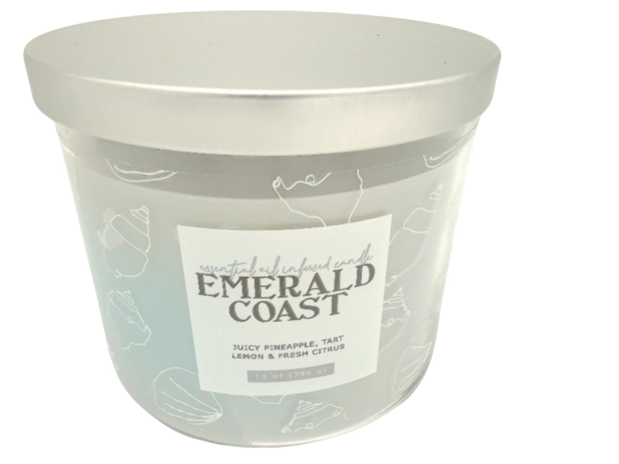 Emerald Coast Aromatherapy Jar Candle 14oz - Scented Candle - Brantford Surplus