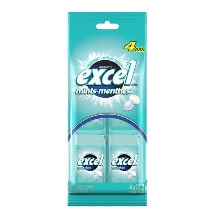 Excel Freshmint Mints 4 - Pack – Long - Lasting Breath Freshener - Brantford Surplus