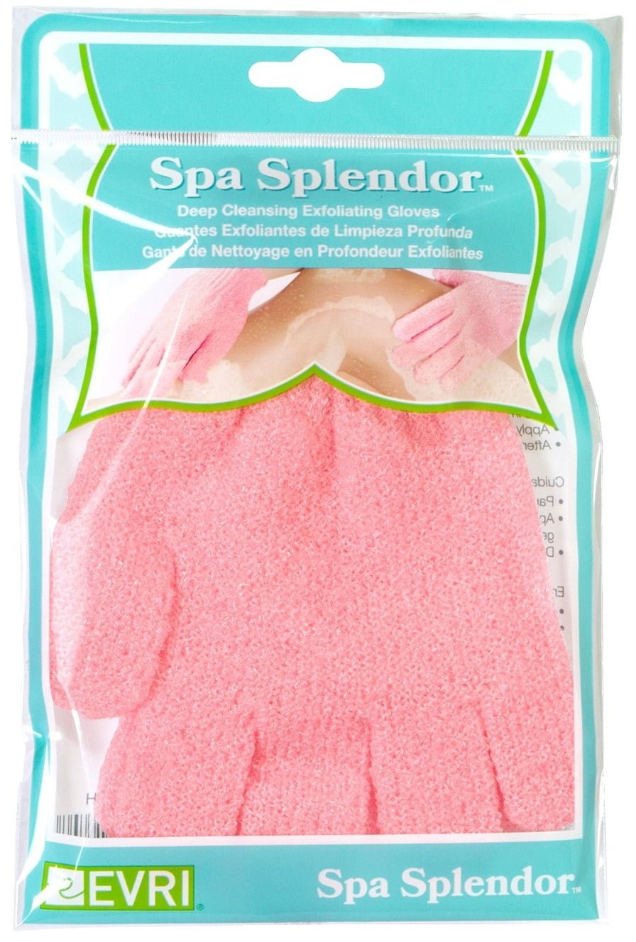 Exfoliating Bath Gloves 2 - Pack - Deep Clean by Evribeauty - Brantford Surplus