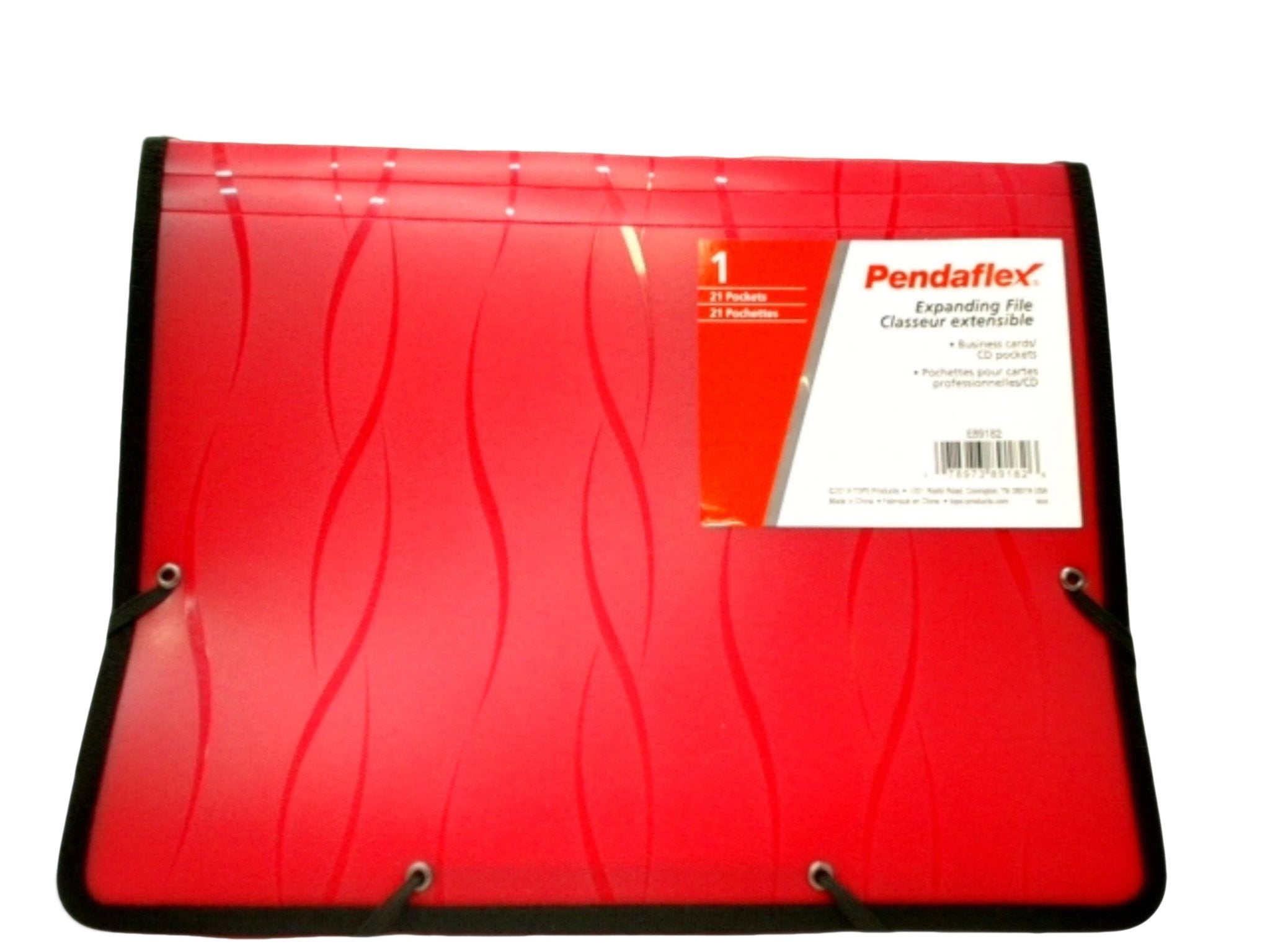 Expanding File 21 Pockets Pendaflex Business Cards/cd Pockets - Brantford Surplus