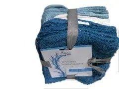 Facecloth Terry 12pk. 12x12" Assorted - Brantford Surplus