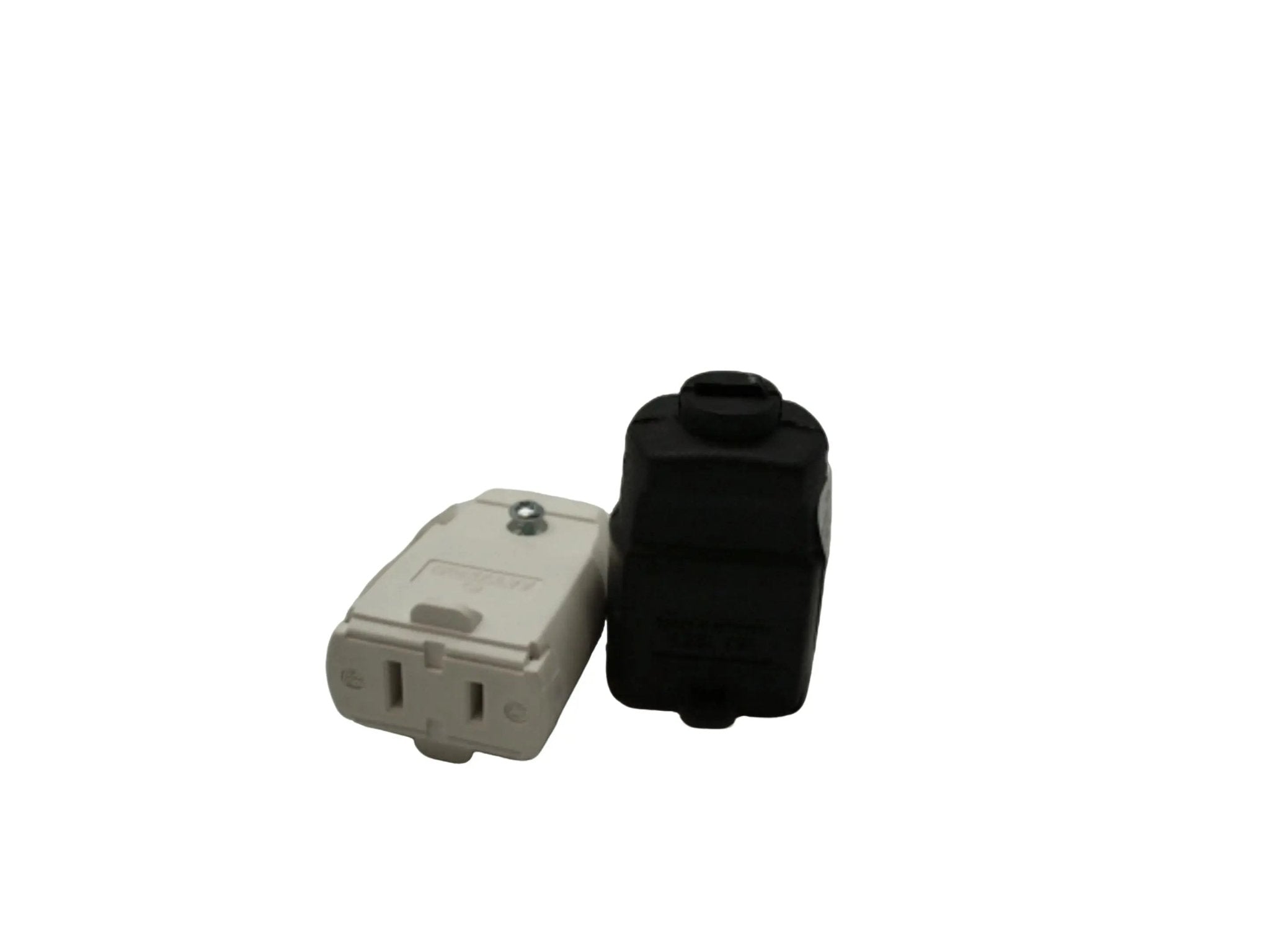 Female Plug Connector 2 - wire White Or Black - Brantford Surplus
