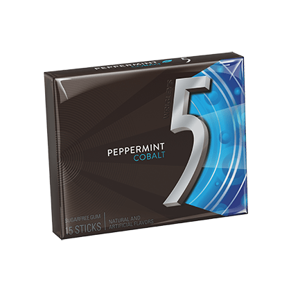 Five Gum Peppermint Sugar - Free Chewing Gum - 15 Sticks - Brantford Surplus