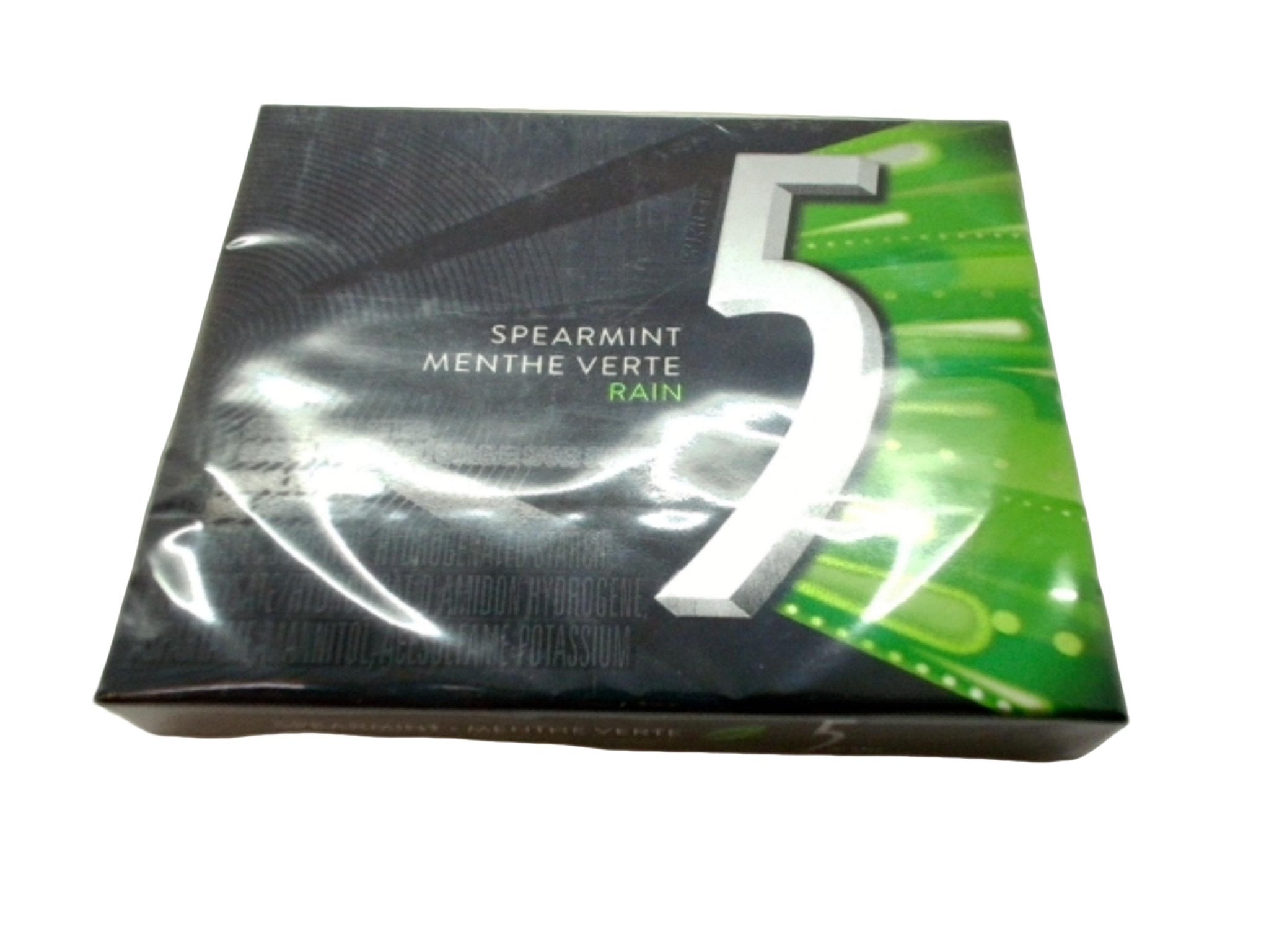 Five Gum Sugar - Free Spearmint Chewing Gum - 15 Sticks - Brantford Surplus