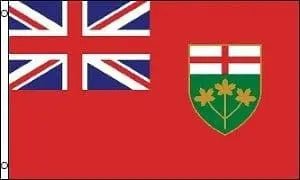 Flag 36"x60" - Ontario - Brantford Surplus
