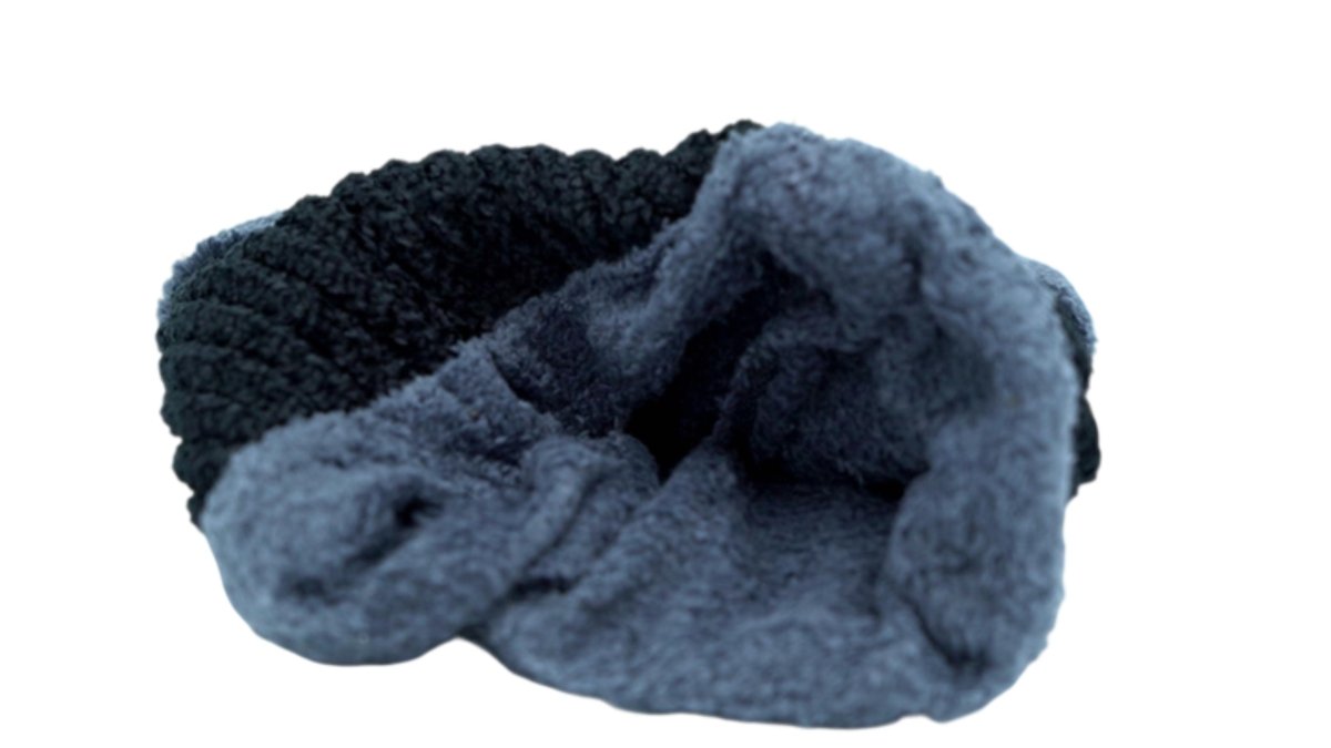 Fleece Neck Warmer Black or Navy - Ruby Winter Scarf - Brantford Surplus