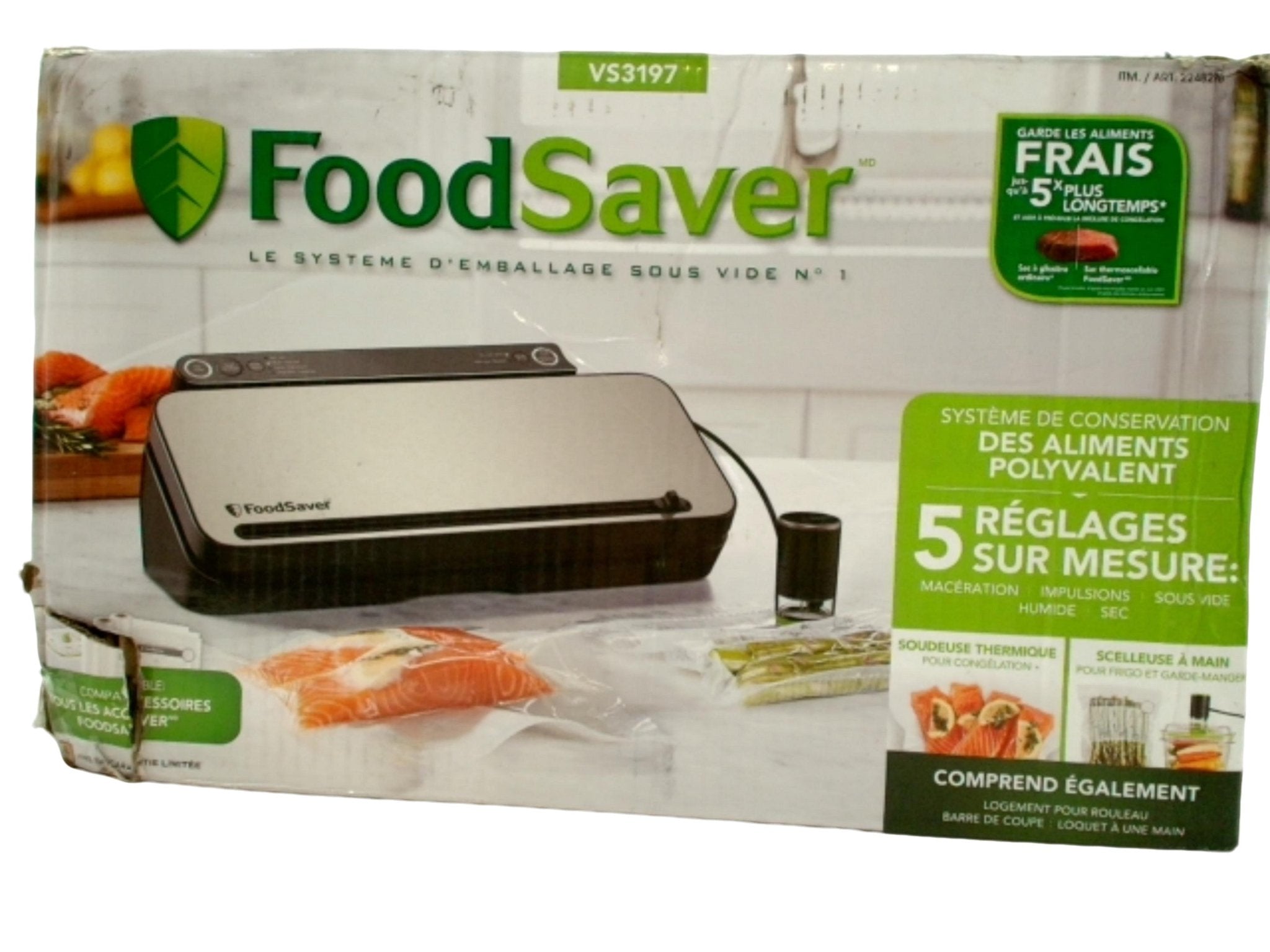 FoodSaver Vacuum Sealer - Top Food Preservation Machine - Brantford Surplus