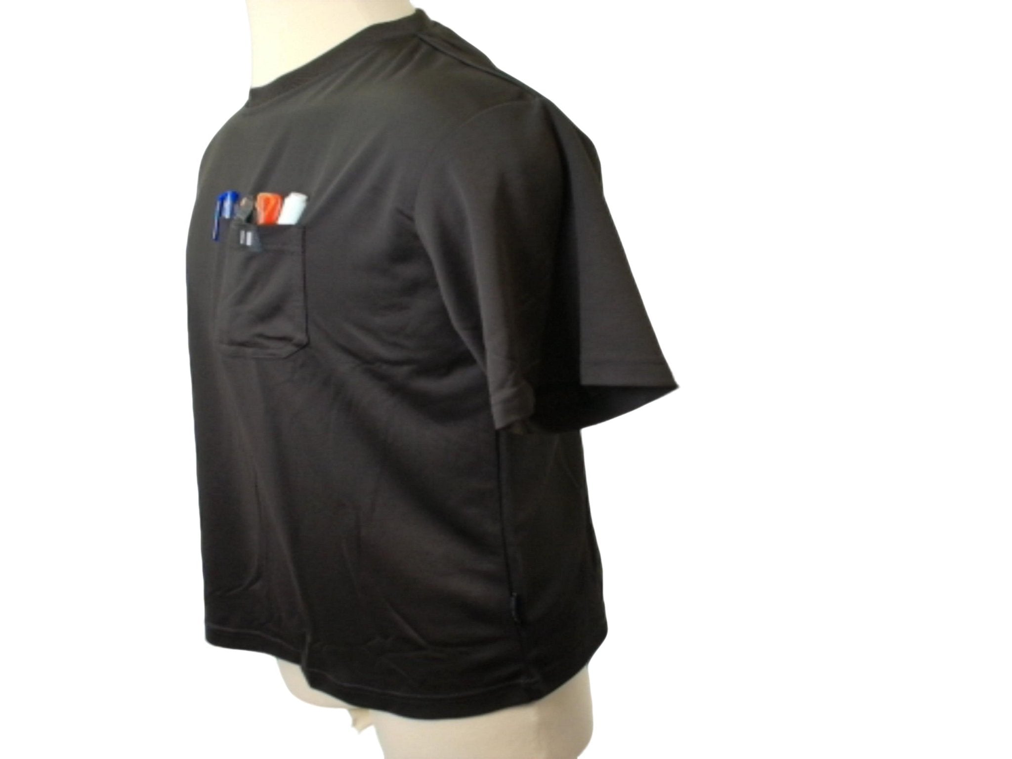 Forcefield Antimicrobial Black T-Shirt XL – Odor Resistant - Brantford Surplus