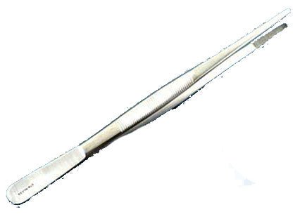 Forceps, thumb dressing, 135mm 5.5", stainless - Brantford Surplus