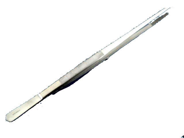Forceps, thumb dressing, 300mm 12", stainless - Brantford Surplus