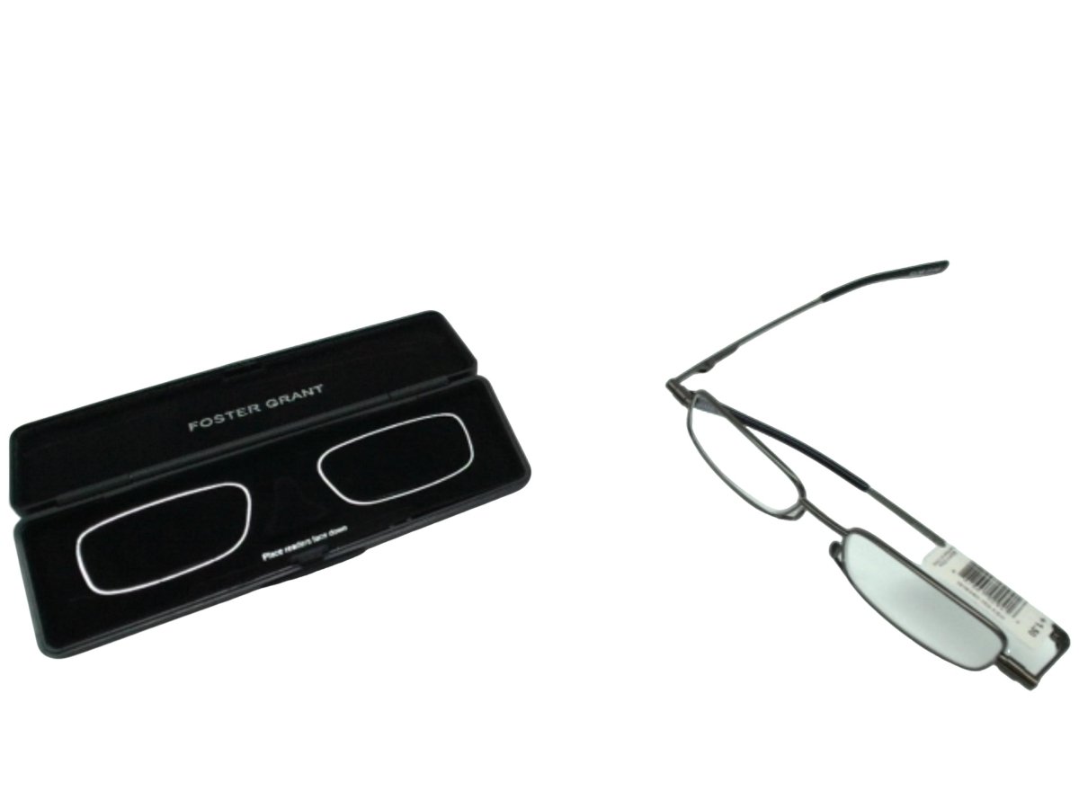 Foster Grant Folding Reading Glasses +1.50 Compact Readers - Brantford Surplus