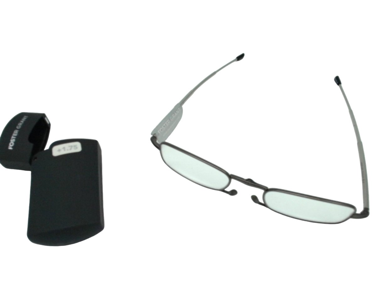 Foster Grant Folding Reading Glasses +1.75 Compact Eyewear - Brantford Surplus