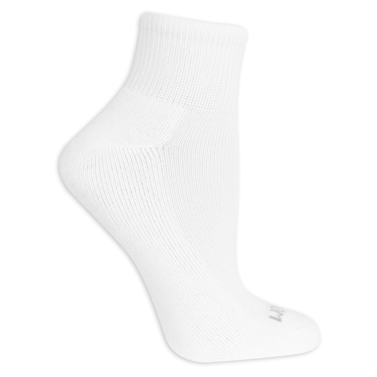 Fruit of the Loom Women's Cushioned Ankle Socks 10 Pack White - Brantford Surplus
