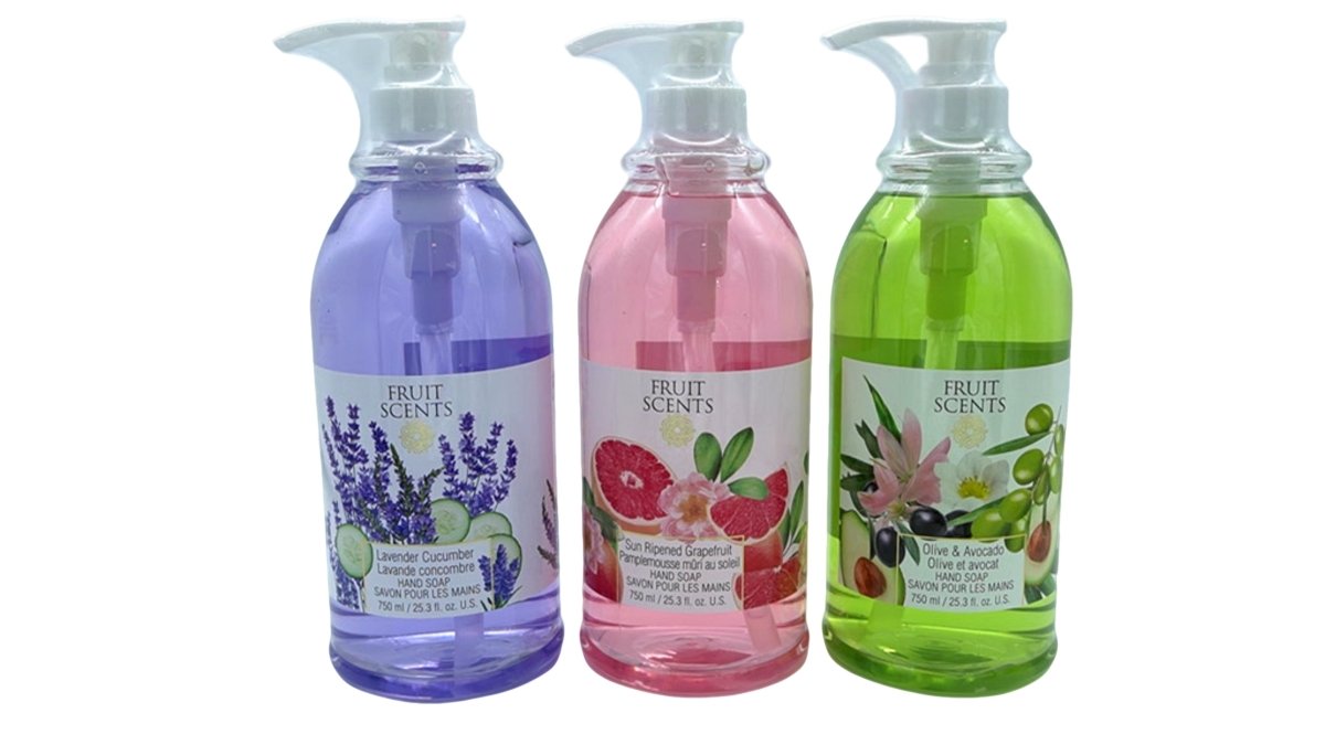Fruit Scented Hand Soap 750mL – Assorted Fragrances - Brantford Surplus