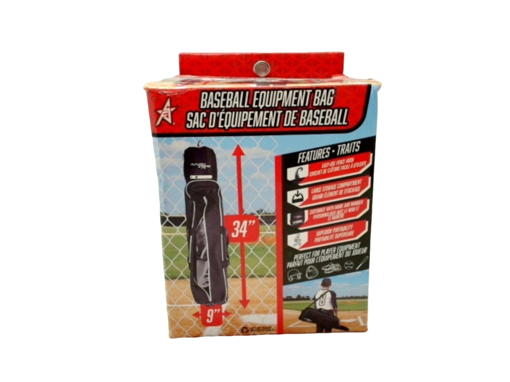 Future Stars 34" Large Baseball Equipment Bag - Brantford Surplus