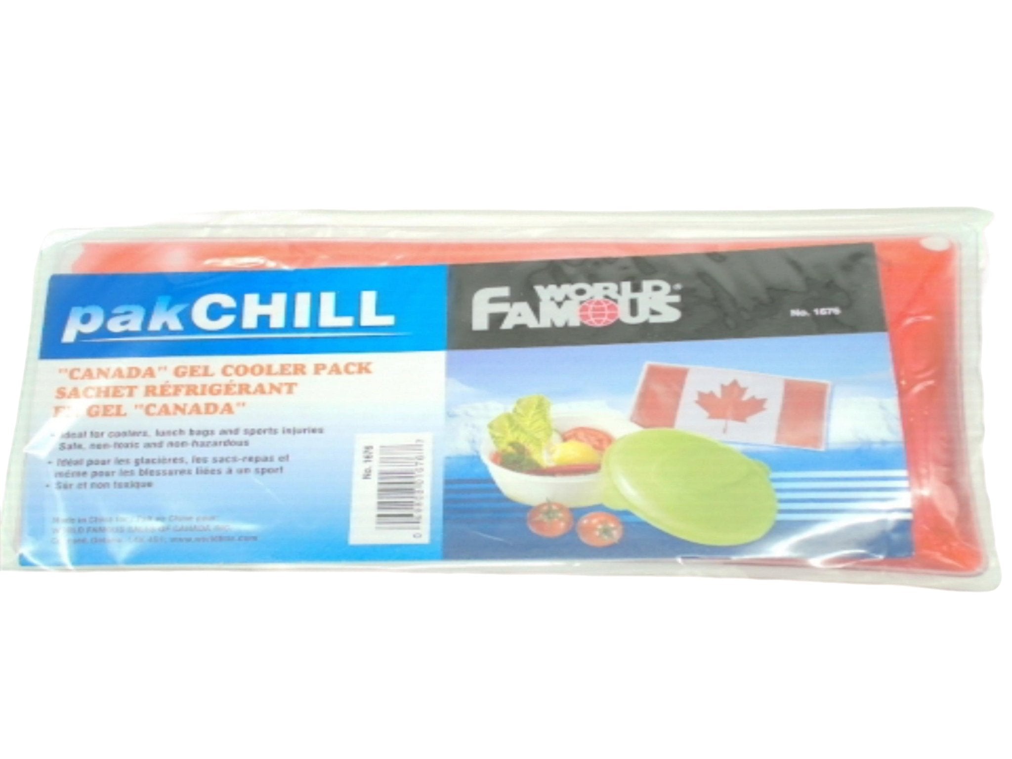 Gel Cooler Pack Canada Flag World Famous - Brantford Surplus