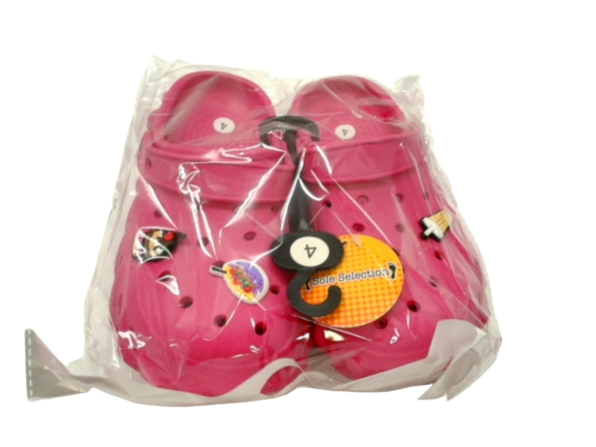 Girls' Slip - On Crocs Style Shoes - Multi - Color Flats - Brantford Surplus