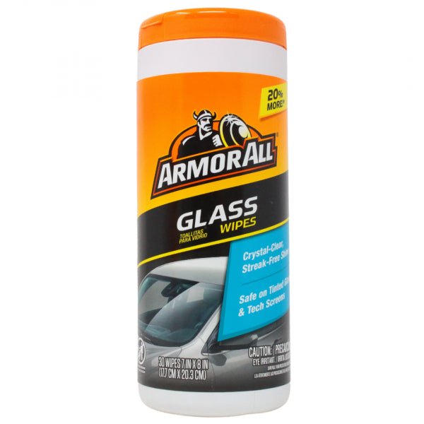 Glass Wipes Armor All 30 ct - Brantford Surplus