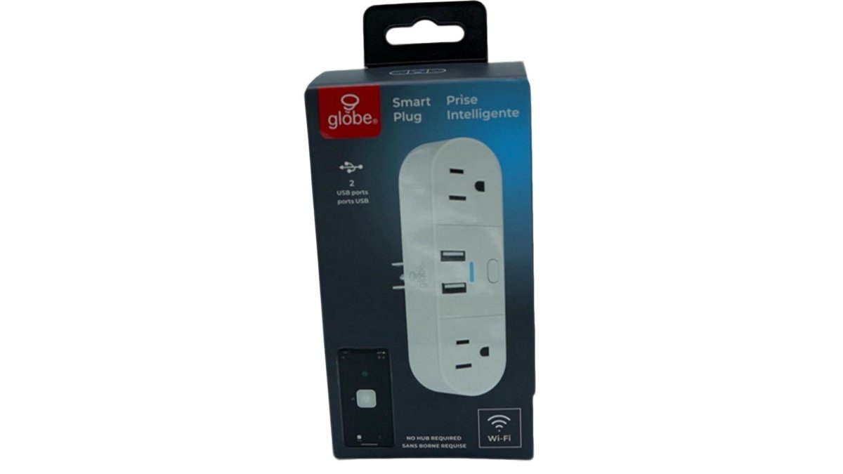 Globe Wi - Fi Smart Plug with 2 Outlets & USB Ports - Brantford Surplus