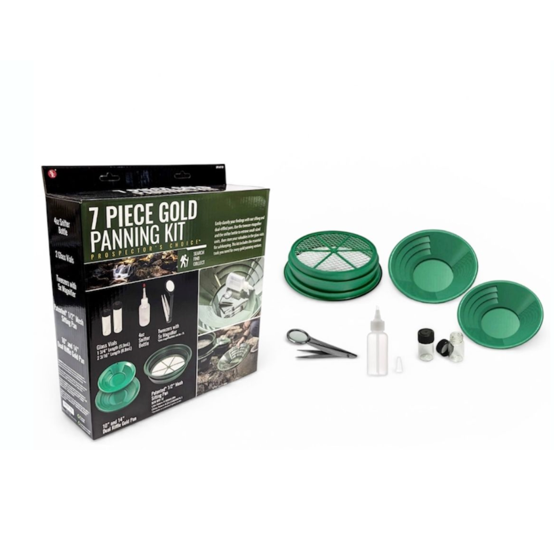 Gold Panning Kit 7-Piece Prospecting Set