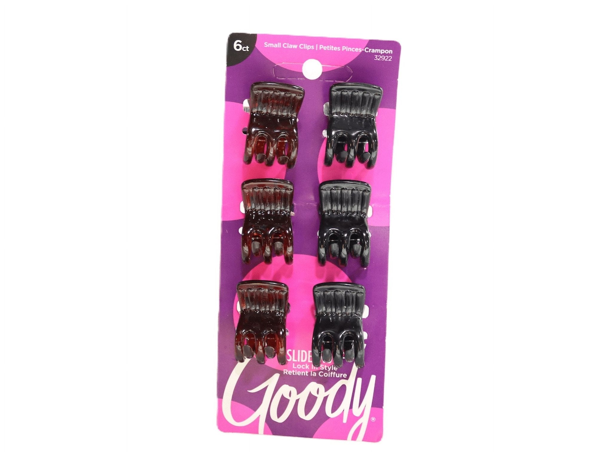 Goody Claw Hair Clips - Slideproof Grip, 6 Pack - Brantford Surplus