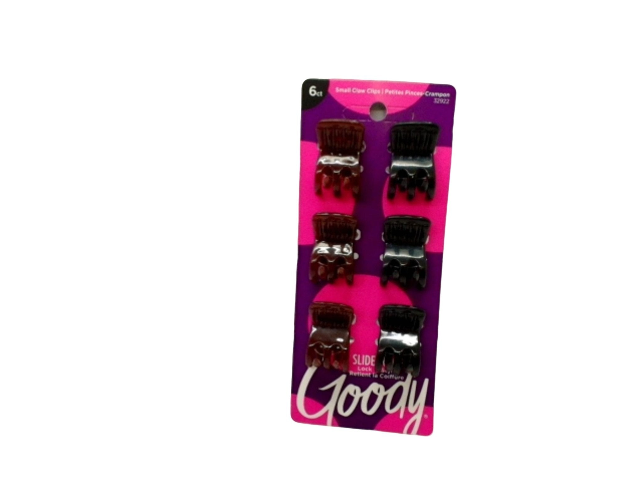 Goody Claw Hair Clips - Slideproof Grip, 6 Pack - Brantford Surplus
