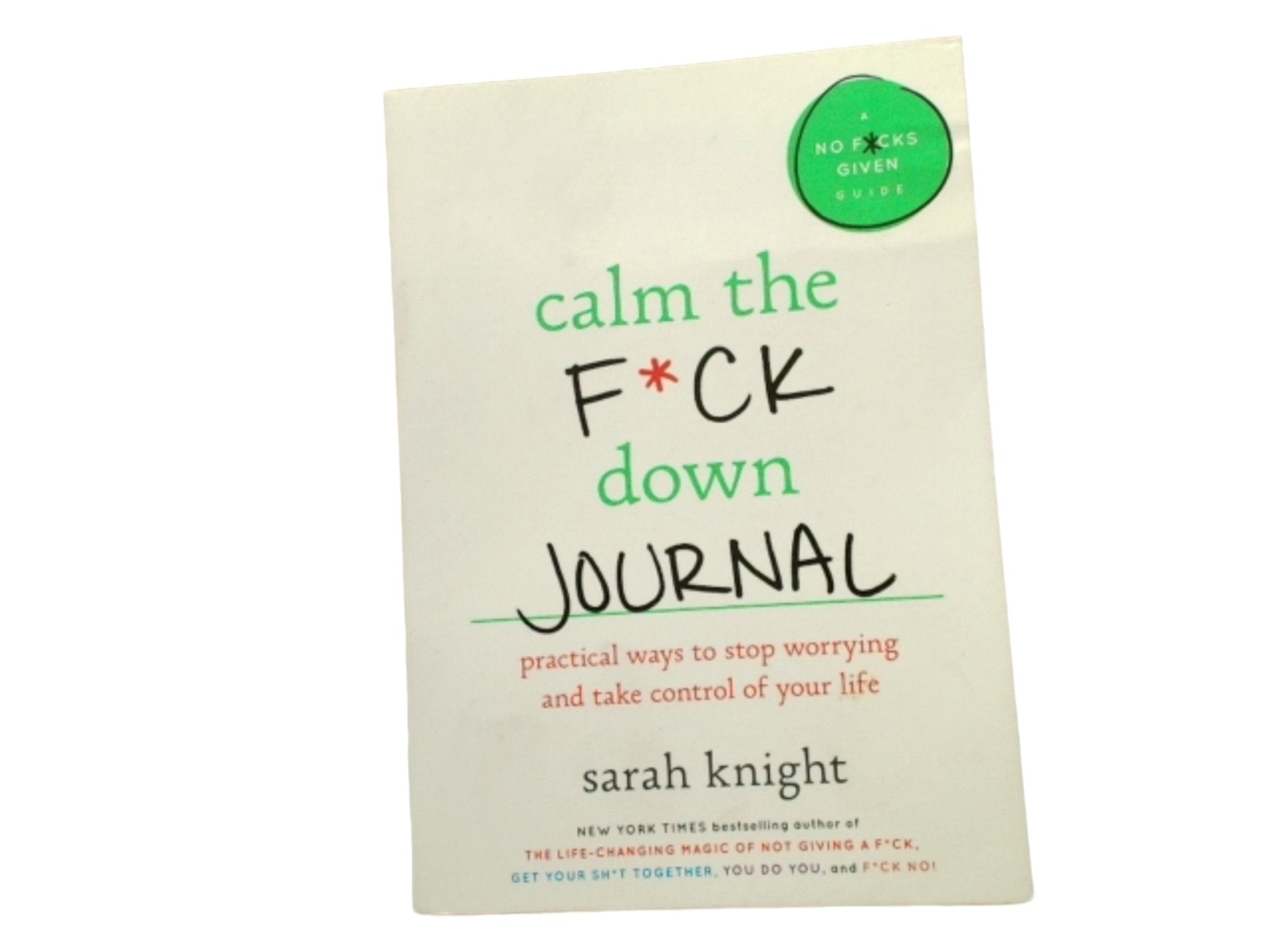 Guided Anxiety Journal - No F*cks Given Workbook - Brantford Surplus