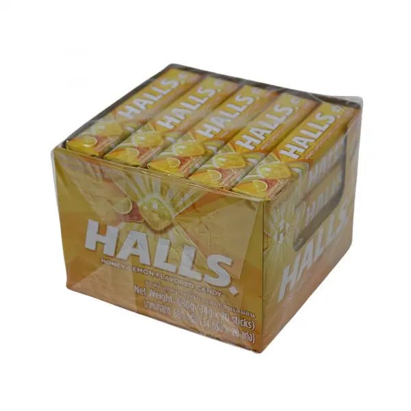 HALLS STICK 20X34G HONEY LEMON - each sold individually - Brantford Surplus