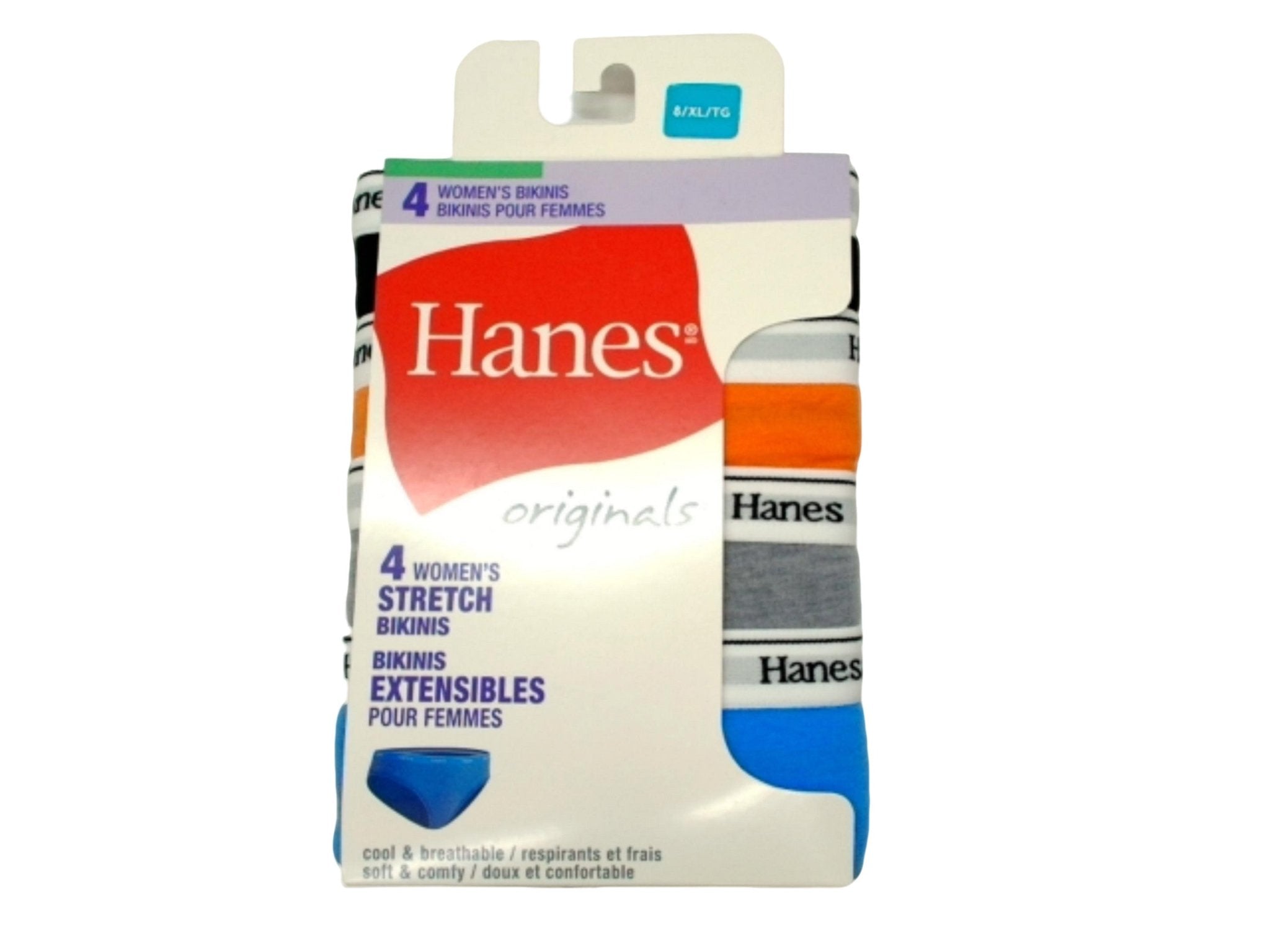 Hanes Women's XL Stretch Bikini Underwear 4 - Pack - Brantford Surplus